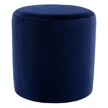 Morrie Velvet Ottoman